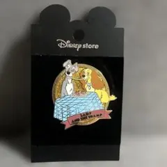 わんわん物語　レディ　トランプ　ピンバッジ　ディズニーストア