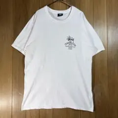 【40周年記念】ステューシー ワールドトライブ Tシャツ 両面プリント 希少 M