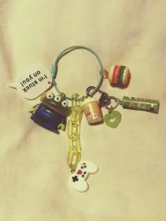 エイリアン キーホルダー じゃらじゃら　リトルグリーンメン