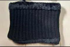 ネックウォーマー　ボア　あったか　防寒　通勤　通学　アウトドア　リブ　保温