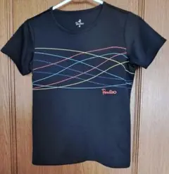 Paradiso カラフルライン Tシャツ Mサイズ 黒