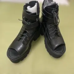 NieR 厚底 オープントゥ ブーツ サンダル