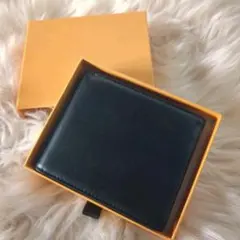 新品✨財布 メンズ 二つ折り 小銭入れ 薄型 おしゃれ 箱付 バイカラー