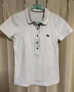 《Burberry》バーバリー★ポロシャツ　ホワイト