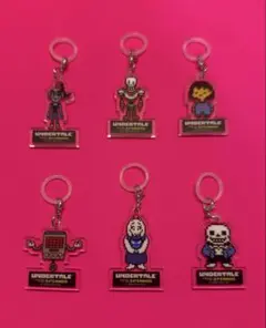 アンダーテール UNDERTALE CONCERT めじるしチャーム　6種