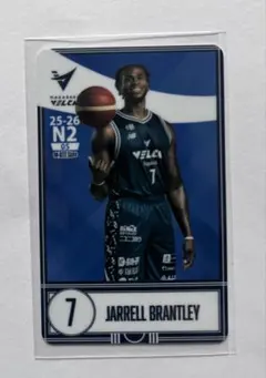 長崎ヴェルカ　JARRELL BRANTLEY N2カード 25-26