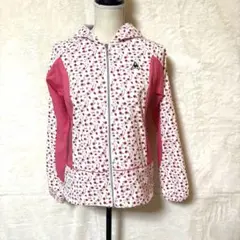【le coq sportif】ルコック 花柄 フード付き ウィンドブレーカー