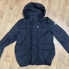 Moncler ブラックナイロンジャケット