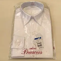 洋服の青山　n-line precious 白　長袖シャツ ブラウス 7号のサムネイル