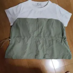 ラブトキドロスト半袖Tシャツ カーキ 140cmのサムネイル