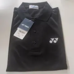 新品タグ付き YONEX ヨネックス ポロシャツ ブラックLサイズ - メルカリ