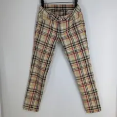アーノルドパーマー タイムレス チェック柄 スリムパンツ レナウン M　美品のサムネイル