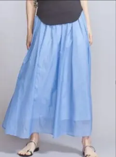 UNITED ARROWS シアーギャザースカート