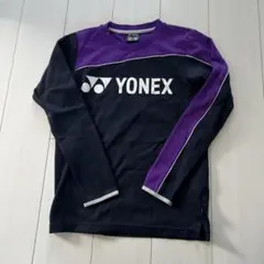 YONEX ヨネックス 長袖シャツ パープル×ブラック SS