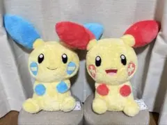 プラスル・マイナン ぬいぐるみセット 約30cm