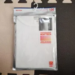 ユニクロ　半袖ヒートテック 130cm 白