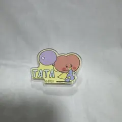 BT21 TATA 缶バッジ 約6cm