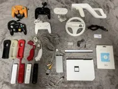 Wii 本体 リモコン4本 周辺機器 HDMI変換可 クリーナー付