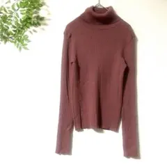 FRAY I.D ニット　長袖　タートル　ニット　ウール混　ハイネック　フリー