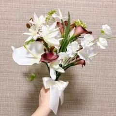 アーティシャフラワー　ブーケ　結婚式　前撮り