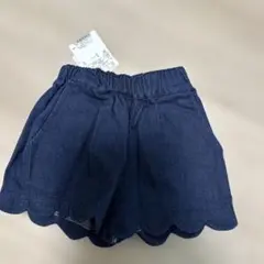 branshes　デニムショートパンツ 100cm ハートポケット