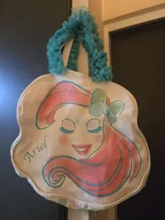 【新品】アリエル　フリル付き　BIG トートバッグ キャンバス