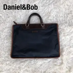 ✨美品✨ ダニエルアンドボブ ビジネス A4可 2way ナイロン レザー 黒 Daniel & Bob 最大51%☆9/29迄 ダニエル&ボブ トートバッグ