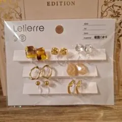 【新品＊未使用】ノンホールピアス　７点セット　ゴールド系