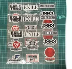 EXILE TRIBE アーティストロゴ ステッカーセット 3点