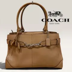 ✨希望額販売CP中✨COACH コーチ ハンドバッグ ハンプトンズ レザー