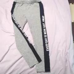 ANAP KIDS 110サイズ レギンス グレーらブラック