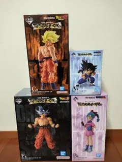 一番くじドラゴンボール ABCEF賞セット 孫悟空 ブルマ ベジータ 身勝手