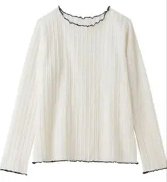 表面感配色メローカットソー