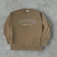 SHOO-LA-RUE ブラウン トレーナー ROCHESTER