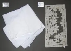 近沢レース点　未使用保存品　テーブルセンター　レース　テーブルクロス