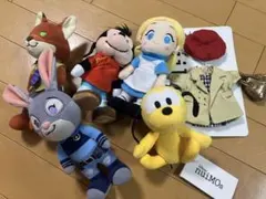 ディズニー　nuiMOs まとめセット　他ぬいぐるみ5体＋　コスチューム
