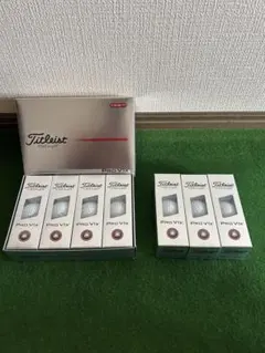 Titleist Pro V1x ゴルフボール 7スリーブ11.33.55.77のサムネイル
