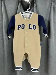 POLO Baby ロンパース 70サイズ ベージュ・ネイビー