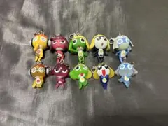 ケロロ軍曹　つまんでつなげてマスコットであります　めじるしアクセサリー　コンプ