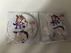 ウマ娘トウカイテイオー×新冠町観光協会　缶バッチ　丸と四角　2点セット
