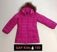 GAP Kids 中綿コート ピンク 140cm
