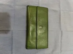 極美品 角スレなし 牛革 FRAME WORK 長財布 軽量 機能性抜群 赤 - メルカリ