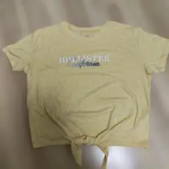 Hollister イエロー Tシャツ 結びデザインのサムネイル
