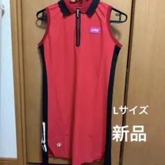 CPG GOLFゴルフワンピース Lサイズ レッド　新品のサムネイル
