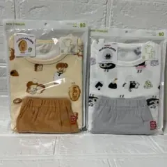 UNIQLO 『パンどろぼう』ドライパジャマ80サイズ　2点セット