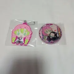 鬼滅の刃 甘露寺蜜璃 アクリルキーホルダー 缶バッジ セット - メルカリ