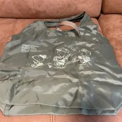 スヌーピー 折りたたみエコバッグ オリーブグリーン　非売品