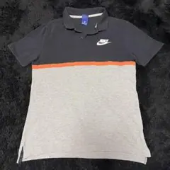 NIKE ポロシャツ ブラック グレー ツートーン Mサイズのサムネイル