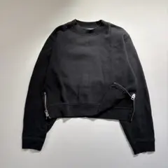 Acne Studios サイドジップ コットンブレンド クロップド ショート丈のサムネイル