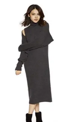 Mila Owen ロングワンピース ダークグレー